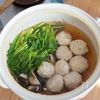 鶏つくねとせりのあっさり鍋