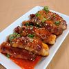 まゆのの作ってみた!投稿(【一度食べたらハマる♡】肉巻きこんにゃくの韓国風うま辛炒め)