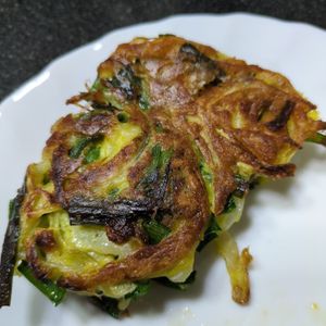 さこ　マロ美の作ってみた!投稿(【たことニラのチーズチヂミ】カリッともっちり♡おつまみおかず)
