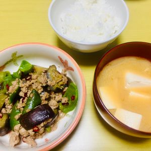 KIRARAの作ってみた!投稿(なすとピーマンの甘味噌そぼろ炒め【#作り置き#お弁当】)