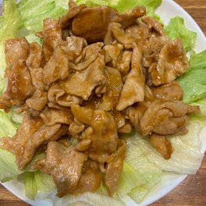 くだもの大好き🧡の作ってみた!投稿(《豚こまでスタミナ焼き》キャベツがモリモリいける♪)