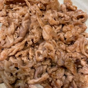 くだもの大好き🧡の作ってみた!投稿(ワンパン10分！【豚肉の甘辛照り焼き】ご飯がすすむ♩)