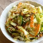 すぐ食べれる！たっぷり食べられる！春キャベツのごま風味浅漬け