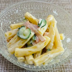 puricoの作ってみた!投稿(抱えて食べたい♩我が家のマカロニサラダ)