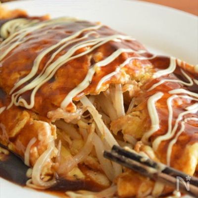 シンプルなのにめちゃうまっ!もやしだけ♪トンペイ焼き