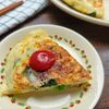 ふわふわ！【ながいものチーズオムレツ】とろろで栄養満点♪