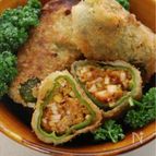 野菜まるごと☆まるごとピーマンのねぎみそフライ