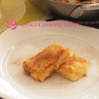 【レンジでカスタードクリーム】揚げカスタードのシナモン風味