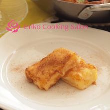 【レンジでカスタードクリーム】揚げカスタードのシナモン風味