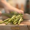 生の春菊を存分に味わう‼︎『春菊ロール』の工程1