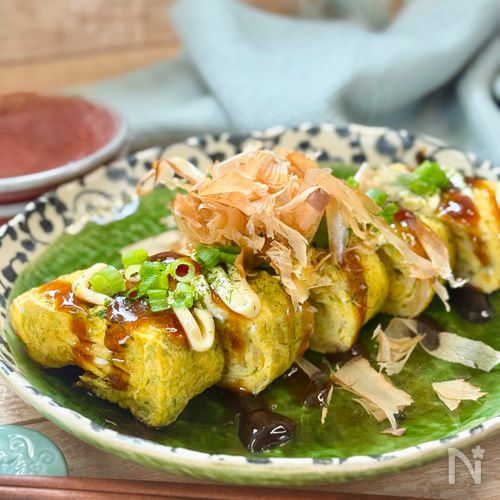 まるでお好み焼き!お手軽♪具沢山【卵焼き】
