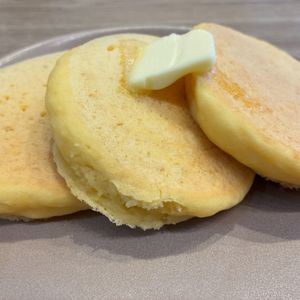 ぶんぶん🐝の作ってみた!投稿(米粉のパンケーキ☆豆腐入りでふんわり＆栄養アップ！)