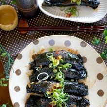 フライパンで5分!サンマじゃないよ♪ささみとチーズの磯辺焼き