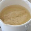 鶏ささみと梅の旨出汁お茶漬けの工程2