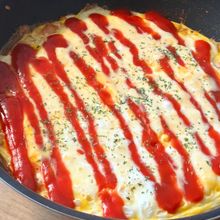 包まないのが新常識♡ワンパンオムライス