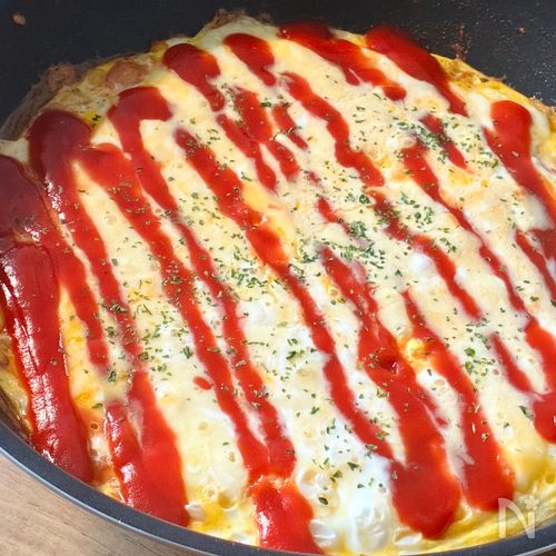 包まないのが新常識♡ワンパンオムライス
