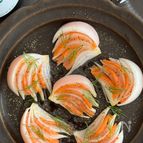 レンジで簡単！新玉サーモン