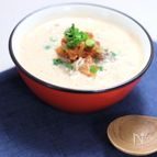 豚キムチで豆乳スープ
