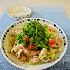 【ブロッコリーと豚しゃぶサラダ】野菜がもりもり食べられる！