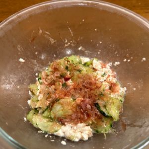 エステルの作ってみた!投稿(【崩し豆腐ときゅうりのごま和え】さっぱり箸休めにぴったり♪)