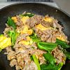 【豚肉とアスパラガスとピーマンの卵炒め】薄味で手軽で美味しいの工程6