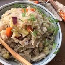 もち米不要♡切り餅で作る♡簡単激うま♡中華風おこわ♡