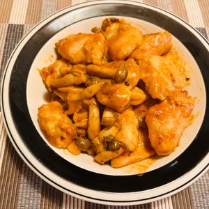 puricoの作ってみた!投稿(ワンパン10分！鶏胸肉ときのこのカレーマヨソテー)
