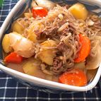 ちょっといつもと違う味で♡ウマウマにんにく味噌肉じゃが