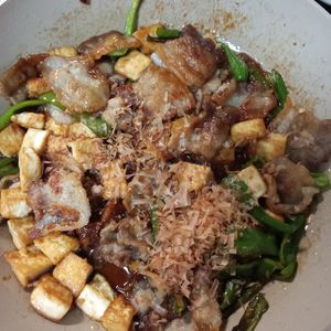 鶏皮坊主の作ってみた!投稿(豆腐とピーマン《和風～な♡チャンプルー》)
