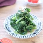 つるなの麺つゆ浸し