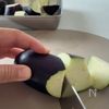 【ささみとなすのザーサイ炒め】味付ザーサイを使った簡単おかずの工程2
