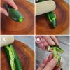 たたき胡瓜の山椒和えの工程1