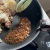 爆速!一品で大満足【ガーリック牛ライス】の工程3