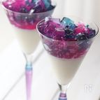 紫キャベツで＊紫陽花ゼリー＊着色料不使用!!!