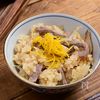 素朴にうまい「鹿肉のゆずみそジビエ釜飯」