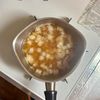 【さば缶の落とし卵スープ 】1缶から2品♪の工程2