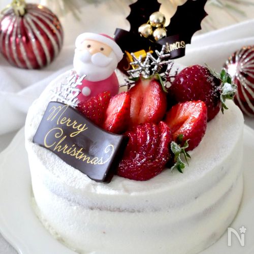 クリスマスに！【米粉のショートケーキ】