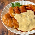 我が家の絶品【鶏むね肉で照りマヨチキン】ごはんが進む！