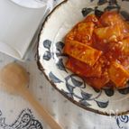 厚揚げのチリソース。