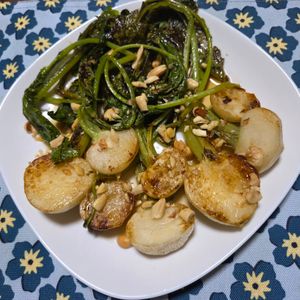 ななちゃんの作ってみた!投稿(【旬野菜を味わい尽くす】丸ごとかぶの中華風ホットサラダ)
