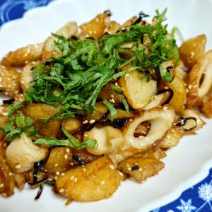 viviの作ってみた!投稿(【しそ塩こんぶじゃがバター】カリッと香ばしい♡おつまみにも◎)