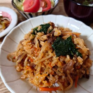 1063890の作ってみた!投稿(【ビビンバ風チャーハン】韓国風♡旨辛味で食欲そそる！)