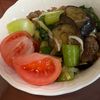 440794の作ってみた!投稿(牛焼肉用肉で豪華に!牛肉となすと青梗菜のオイスター炒め)