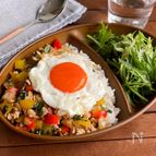 バジル無し！ナンプラー不要！「大葉の和風ガパオライス」