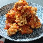 香り豊か☆ごぼうと人参の鶏から揚げ