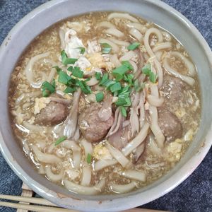 M＊Pの作ってみた!投稿(コスパ抜群で旨みたっぷり！
かきたま肉だんごうどん)