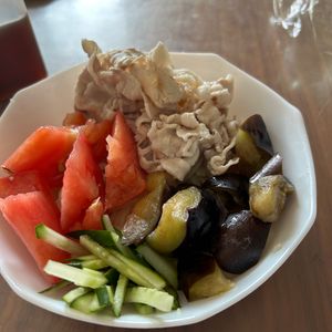 シャオランの作ってみた!投稿(夏の定番♪【冷やし豚しゃぶうどん】)