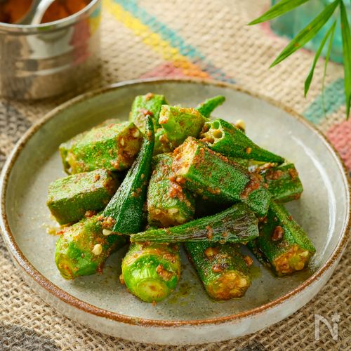 【おくらのサブジ】3分で完成!一瞬でなくなる野菜のおつまみ