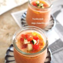 夏のガスパチョ スイカ入り