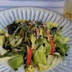 春野菜で塩キャベツ